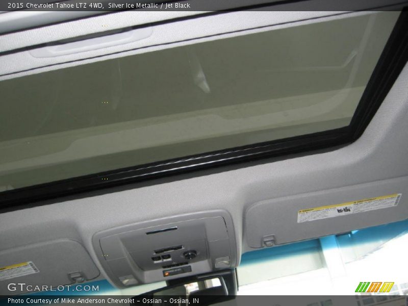Silver Ice Metallic / Jet Black 2015 Chevrolet Tahoe LTZ 4WD