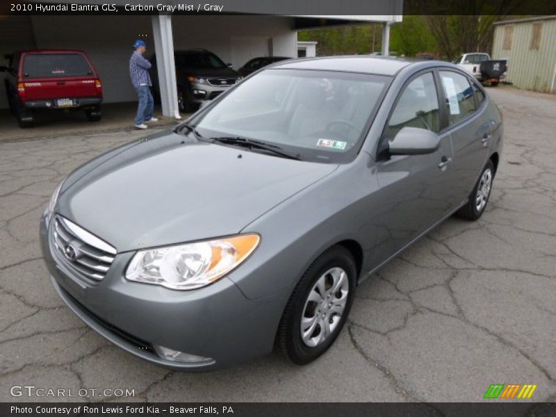 Carbon Gray Mist / Gray 2010 Hyundai Elantra GLS