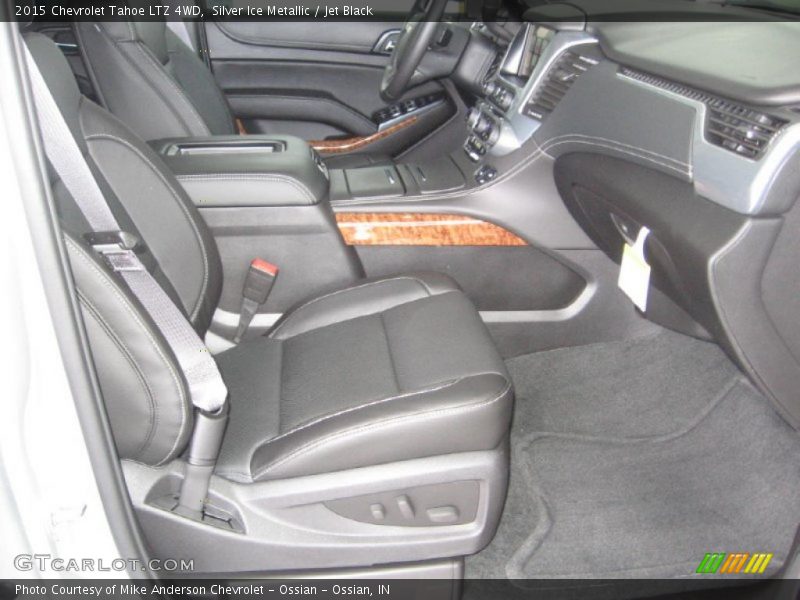 Silver Ice Metallic / Jet Black 2015 Chevrolet Tahoe LTZ 4WD