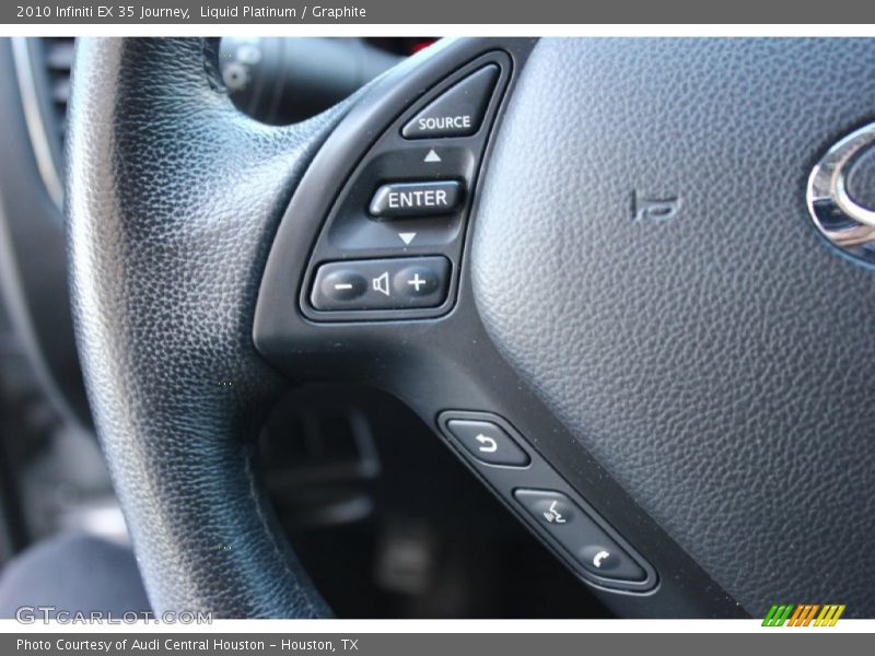Liquid Platinum / Graphite 2010 Infiniti EX 35 Journey