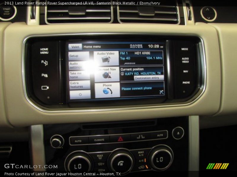 Santorini Black Metallic / Ebony/Ivory 2013 Land Rover Range Rover Supercharged LR V8
