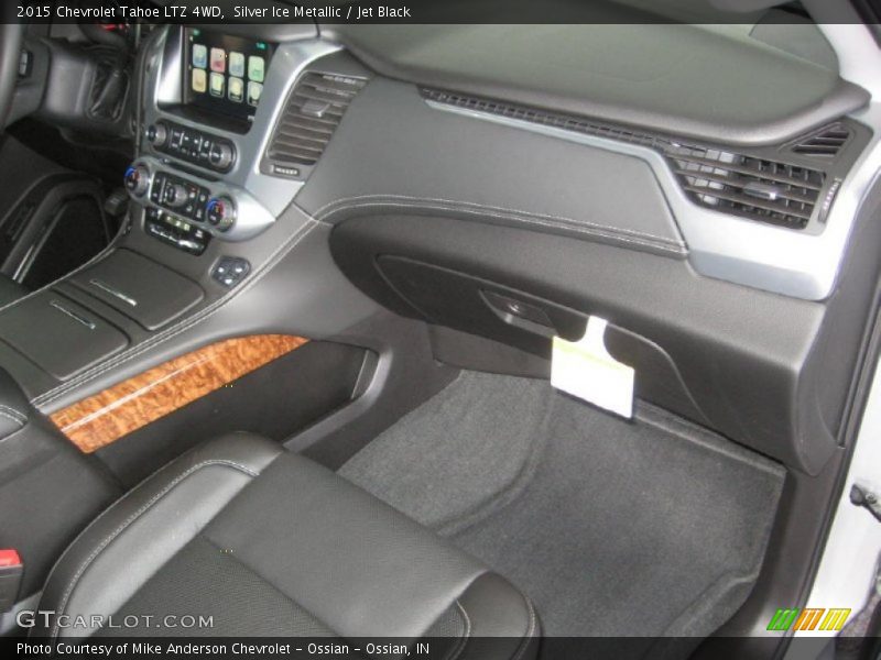 Silver Ice Metallic / Jet Black 2015 Chevrolet Tahoe LTZ 4WD