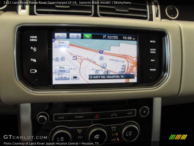 Santorini Black Metallic / Ebony/Ivory 2013 Land Rover Range Rover Supercharged LR V8