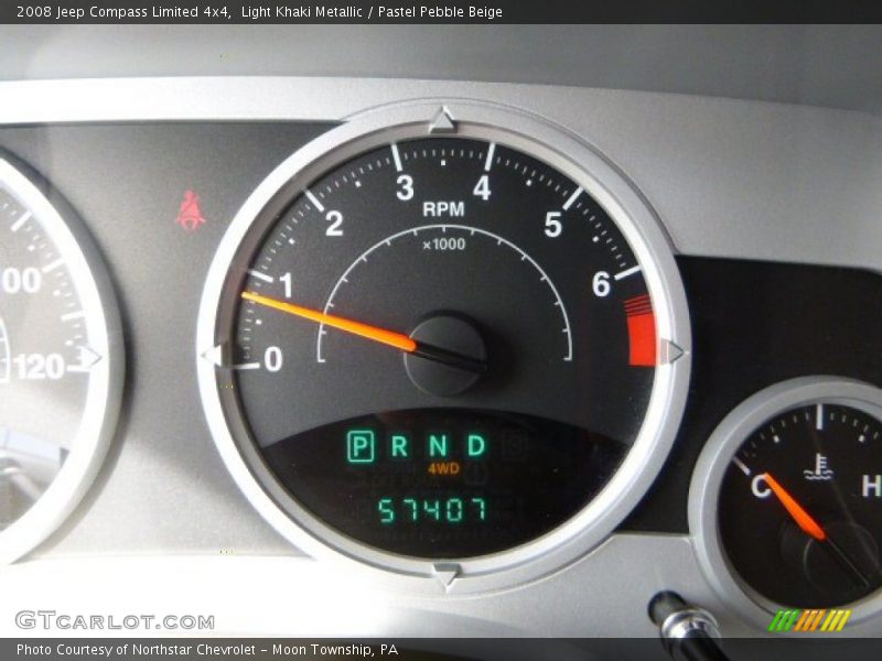 Light Khaki Metallic / Pastel Pebble Beige 2008 Jeep Compass Limited 4x4