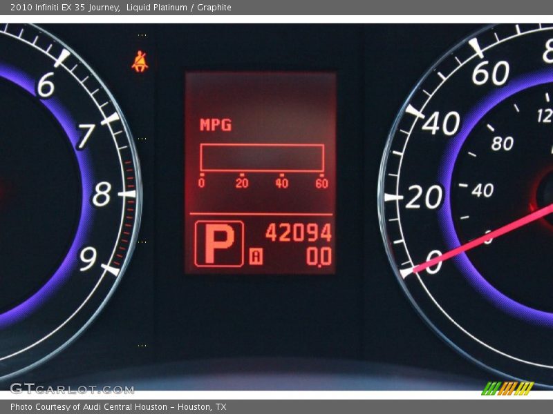 Liquid Platinum / Graphite 2010 Infiniti EX 35 Journey