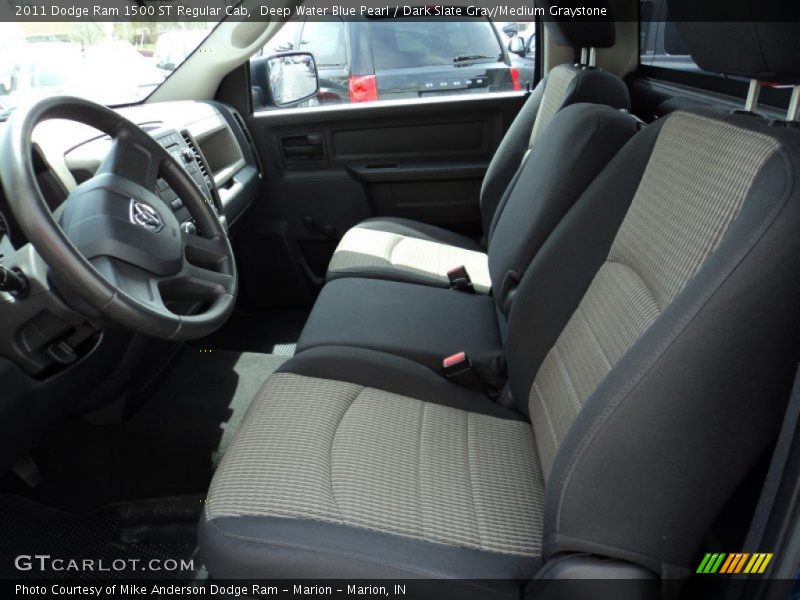 Deep Water Blue Pearl / Dark Slate Gray/Medium Graystone 2011 Dodge Ram 1500 ST Regular Cab