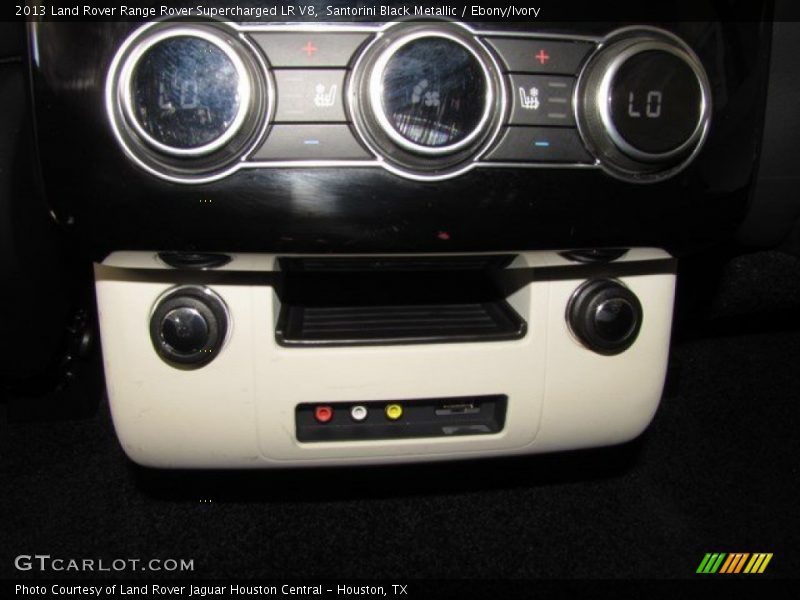 Santorini Black Metallic / Ebony/Ivory 2013 Land Rover Range Rover Supercharged LR V8