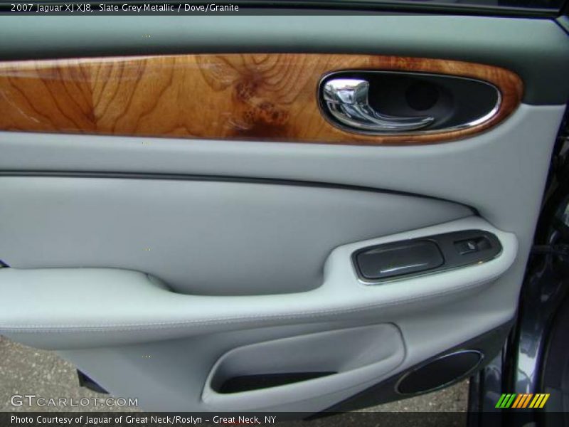 Slate Grey Metallic / Dove/Granite 2007 Jaguar XJ XJ8