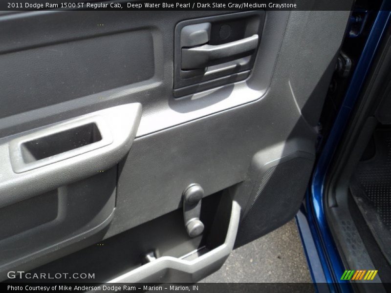 Deep Water Blue Pearl / Dark Slate Gray/Medium Graystone 2011 Dodge Ram 1500 ST Regular Cab