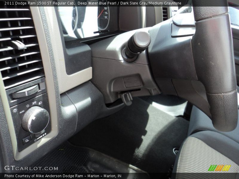 Deep Water Blue Pearl / Dark Slate Gray/Medium Graystone 2011 Dodge Ram 1500 ST Regular Cab