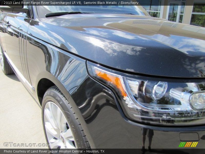 Santorini Black Metallic / Ebony/Ivory 2013 Land Rover Range Rover Supercharged LR V8