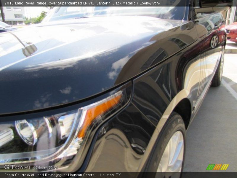 Santorini Black Metallic / Ebony/Ivory 2013 Land Rover Range Rover Supercharged LR V8