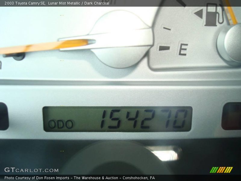 Lunar Mist Metallic / Dark Charcoal 2003 Toyota Camry SE