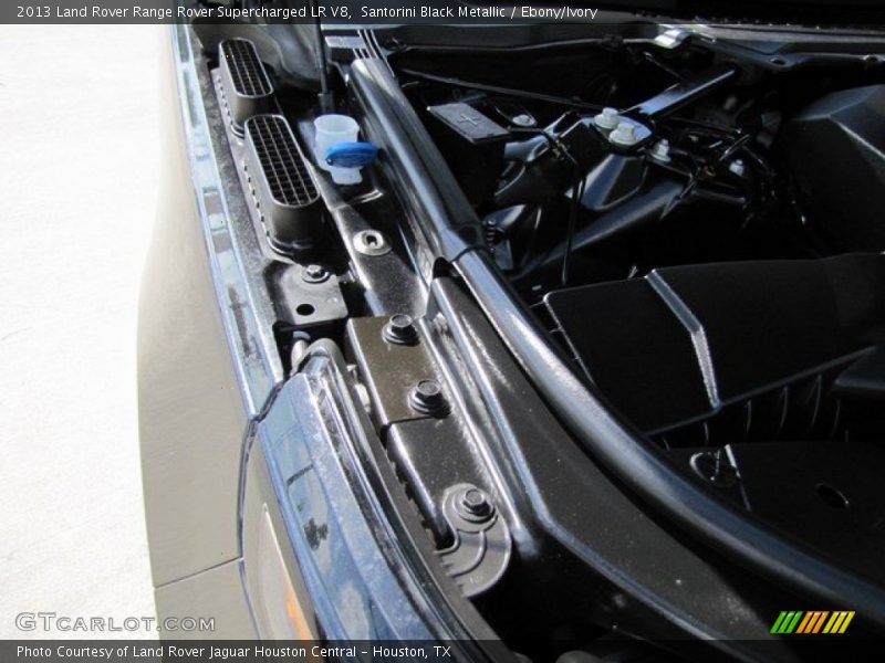 Santorini Black Metallic / Ebony/Ivory 2013 Land Rover Range Rover Supercharged LR V8