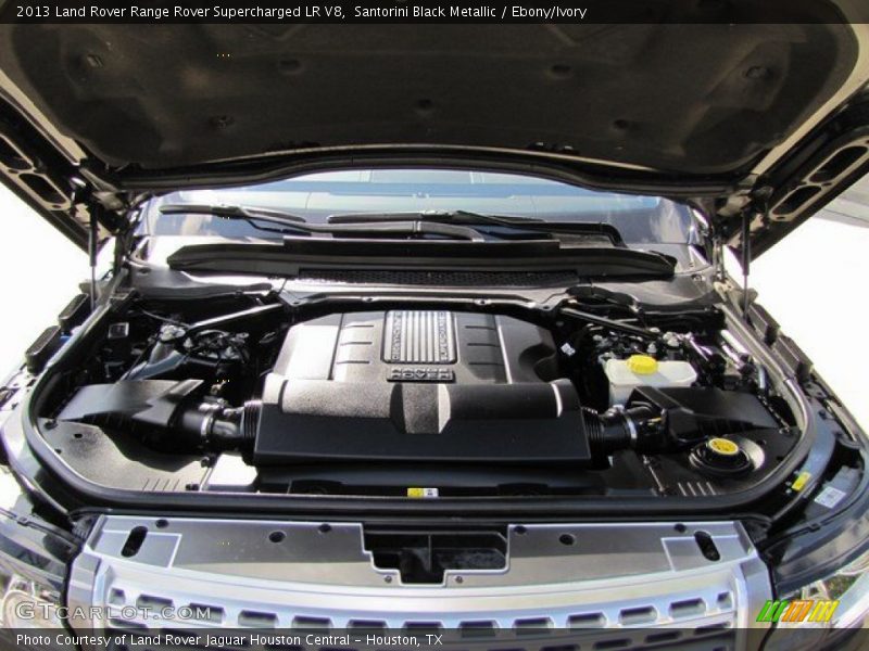 Santorini Black Metallic / Ebony/Ivory 2013 Land Rover Range Rover Supercharged LR V8