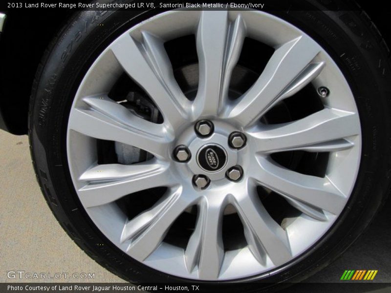 Santorini Black Metallic / Ebony/Ivory 2013 Land Rover Range Rover Supercharged LR V8