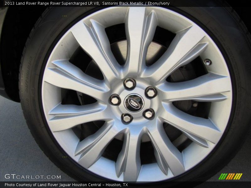Santorini Black Metallic / Ebony/Ivory 2013 Land Rover Range Rover Supercharged LR V8