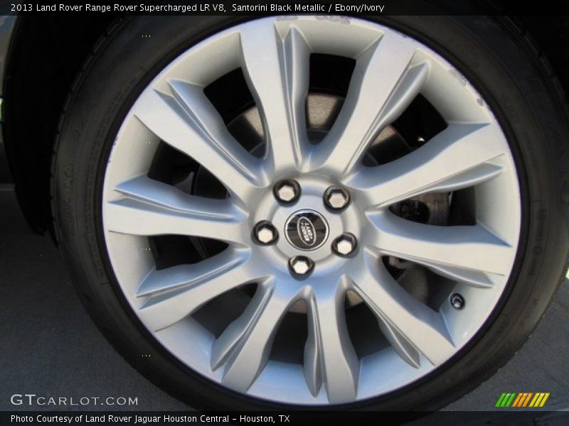 Santorini Black Metallic / Ebony/Ivory 2013 Land Rover Range Rover Supercharged LR V8