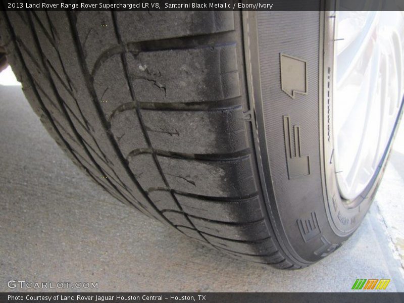 Santorini Black Metallic / Ebony/Ivory 2013 Land Rover Range Rover Supercharged LR V8