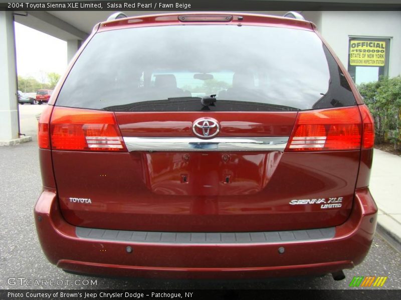Salsa Red Pearl / Fawn Beige 2004 Toyota Sienna XLE Limited
