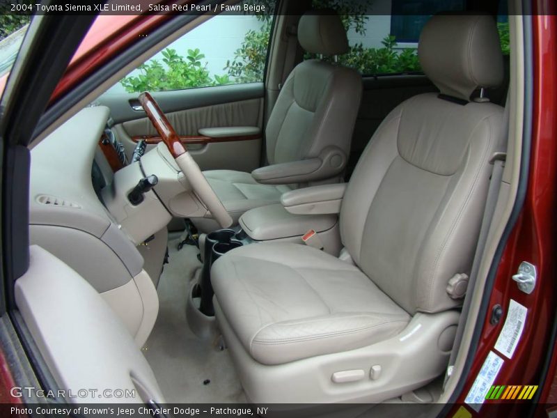 Salsa Red Pearl / Fawn Beige 2004 Toyota Sienna XLE Limited