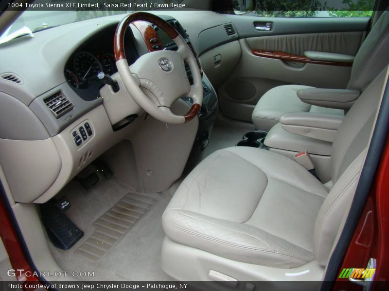 Salsa Red Pearl / Fawn Beige 2004 Toyota Sienna XLE Limited
