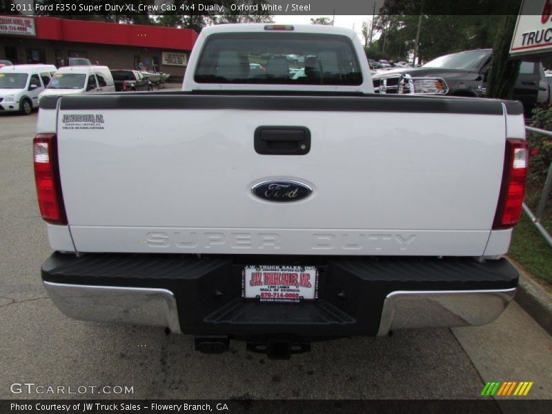 Oxford White / Steel 2011 Ford F350 Super Duty XL Crew Cab 4x4 Dually