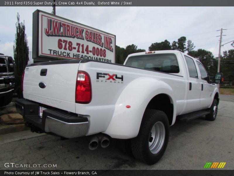 Oxford White / Steel 2011 Ford F350 Super Duty XL Crew Cab 4x4 Dually