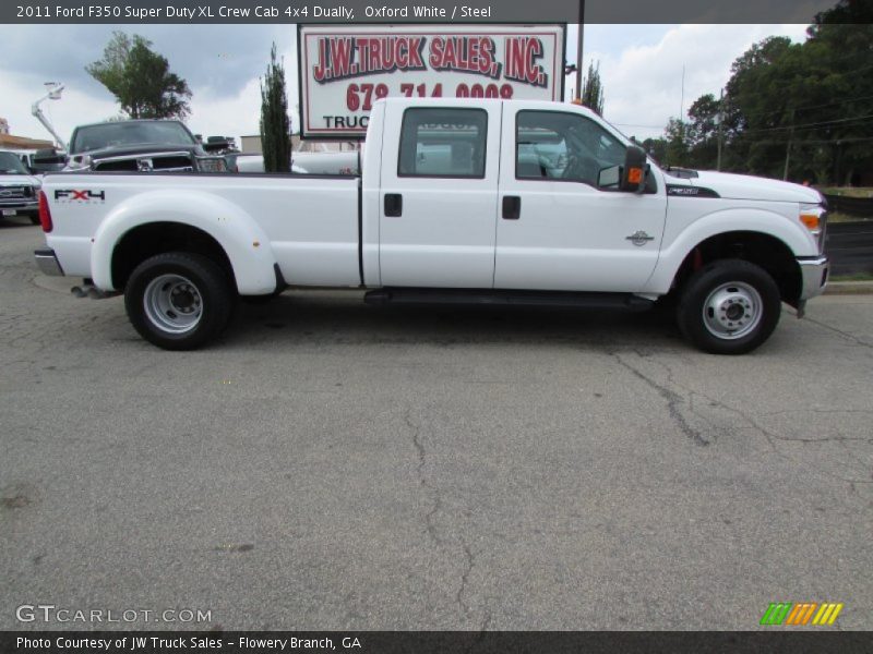 Oxford White / Steel 2011 Ford F350 Super Duty XL Crew Cab 4x4 Dually