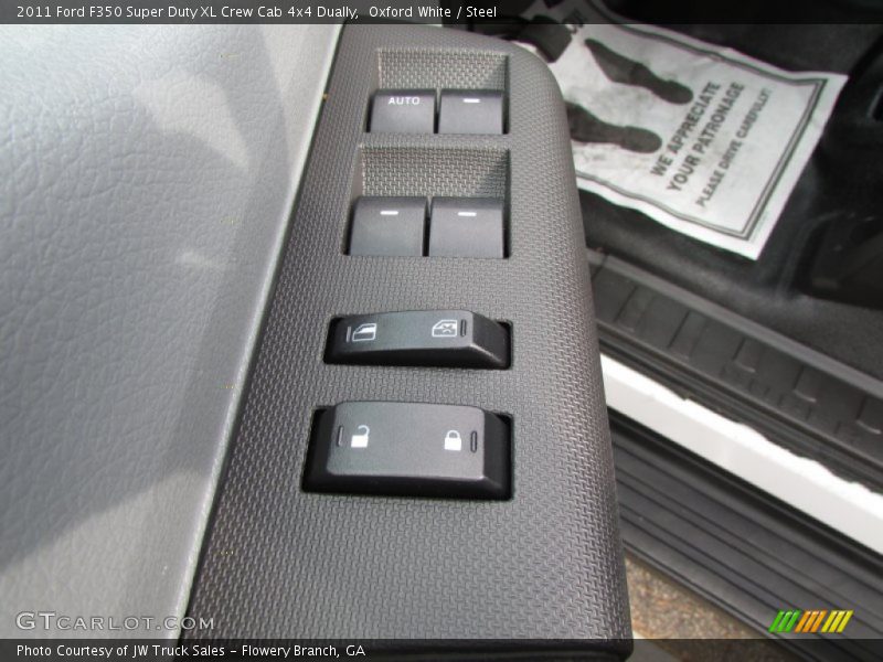 Oxford White / Steel 2011 Ford F350 Super Duty XL Crew Cab 4x4 Dually