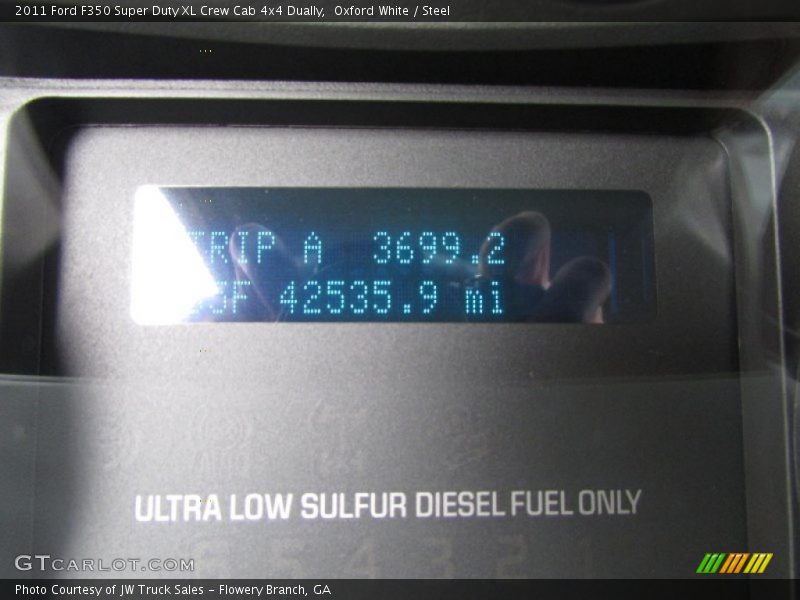 Oxford White / Steel 2011 Ford F350 Super Duty XL Crew Cab 4x4 Dually