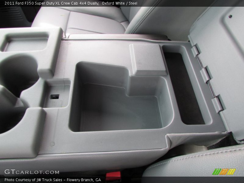 Oxford White / Steel 2011 Ford F350 Super Duty XL Crew Cab 4x4 Dually