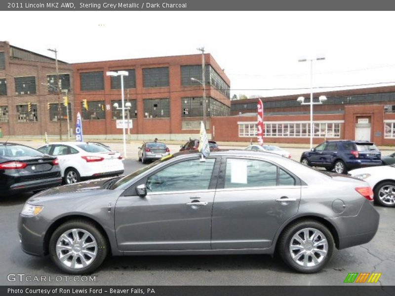 Sterling Grey Metallic / Dark Charcoal 2011 Lincoln MKZ AWD