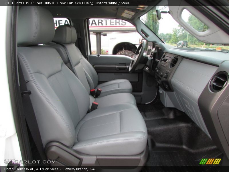 Oxford White / Steel 2011 Ford F350 Super Duty XL Crew Cab 4x4 Dually