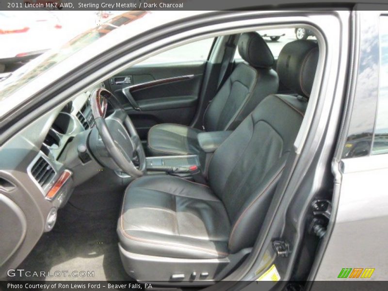 Sterling Grey Metallic / Dark Charcoal 2011 Lincoln MKZ AWD