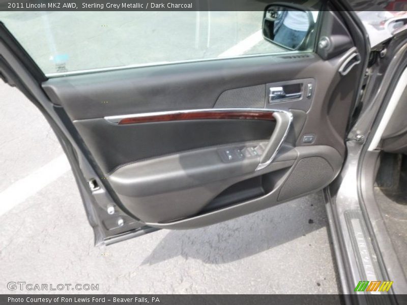 Sterling Grey Metallic / Dark Charcoal 2011 Lincoln MKZ AWD