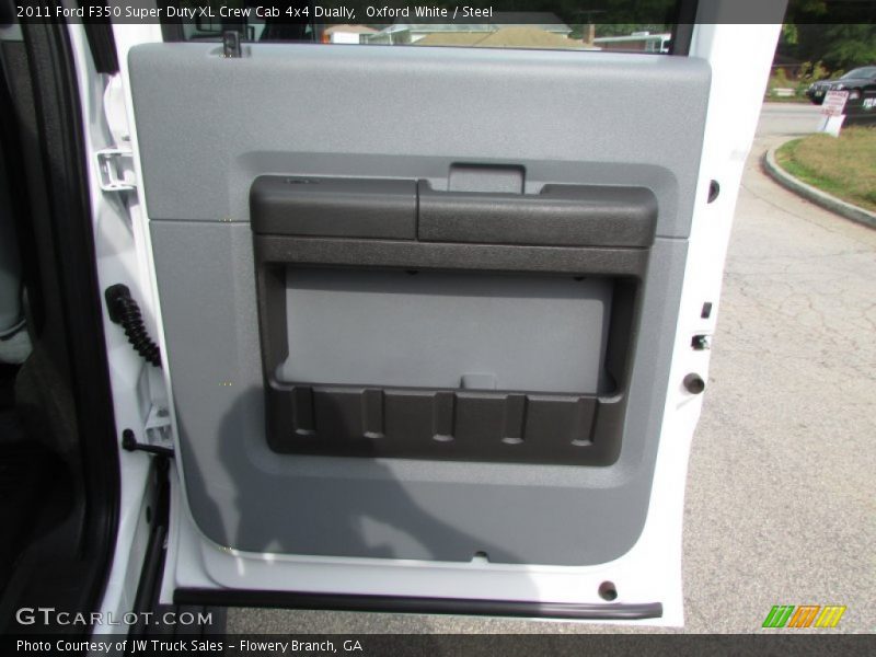 Oxford White / Steel 2011 Ford F350 Super Duty XL Crew Cab 4x4 Dually