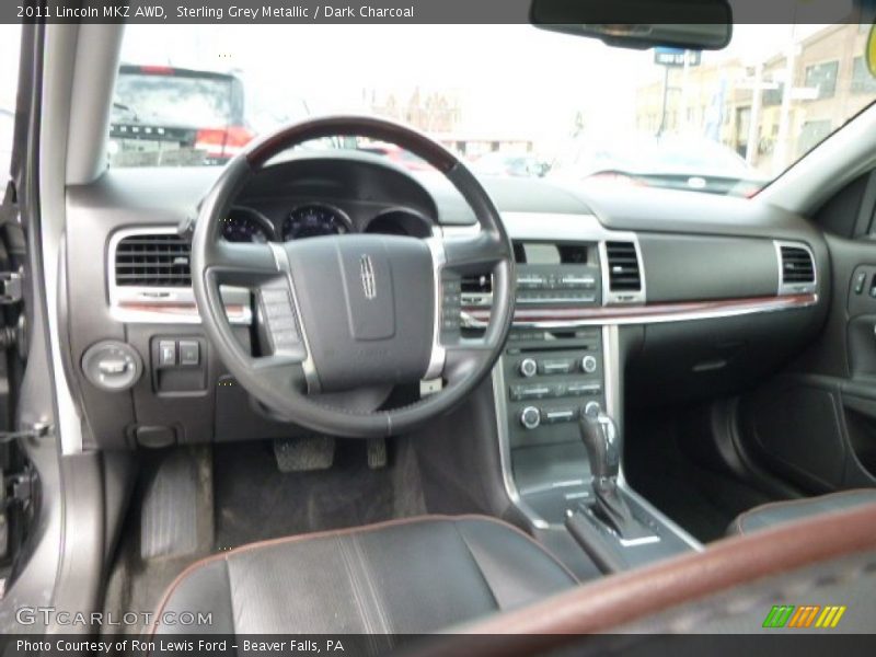 Sterling Grey Metallic / Dark Charcoal 2011 Lincoln MKZ AWD