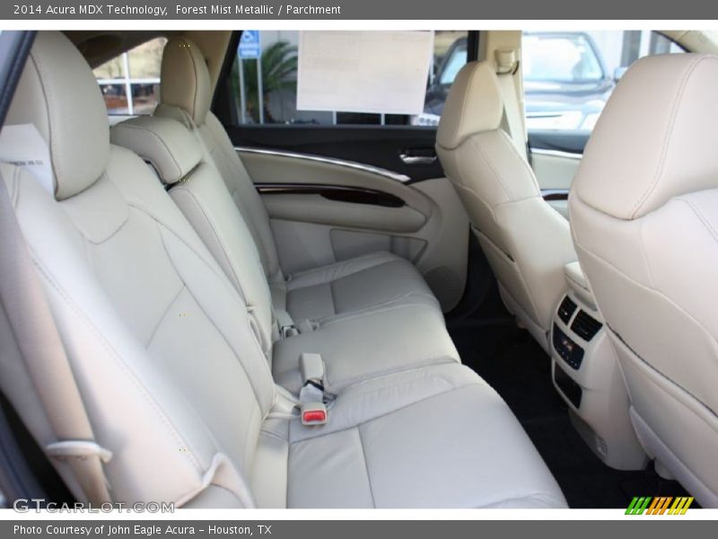 Forest Mist Metallic / Parchment 2014 Acura MDX Technology