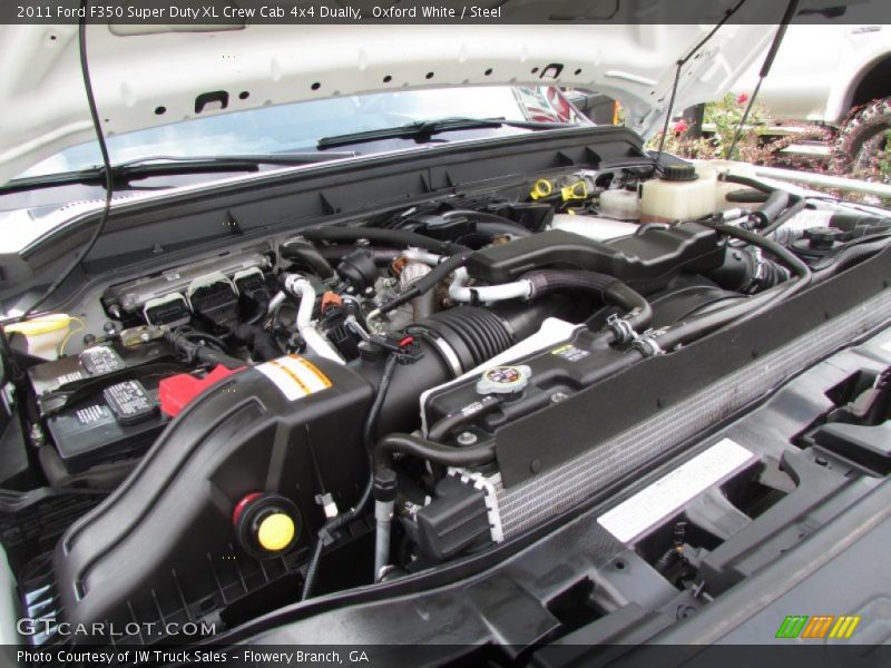 Oxford White / Steel 2011 Ford F350 Super Duty XL Crew Cab 4x4 Dually