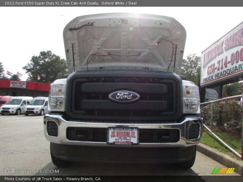 Oxford White / Steel 2011 Ford F350 Super Duty XL Crew Cab 4x4 Dually