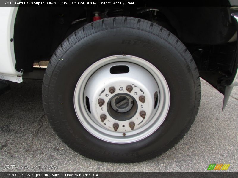Oxford White / Steel 2011 Ford F350 Super Duty XL Crew Cab 4x4 Dually