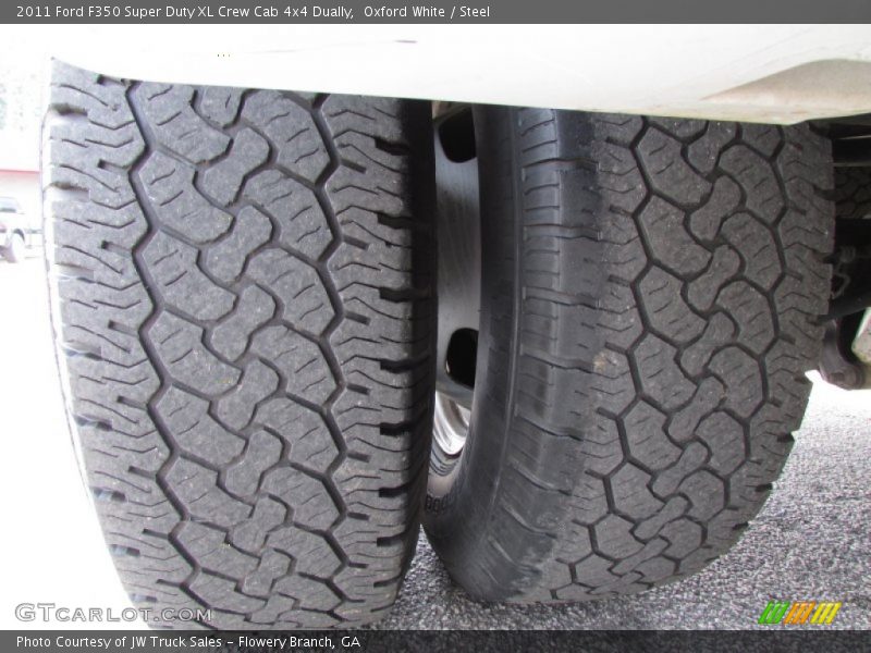 Oxford White / Steel 2011 Ford F350 Super Duty XL Crew Cab 4x4 Dually