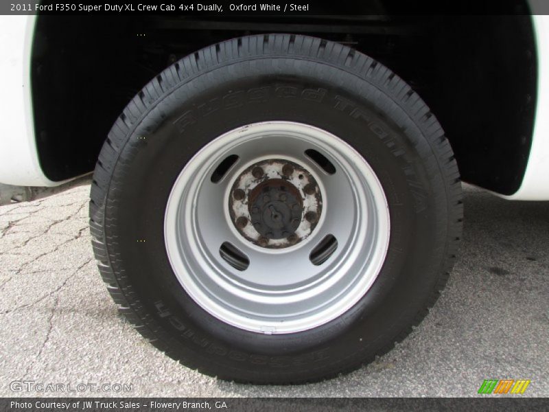 Oxford White / Steel 2011 Ford F350 Super Duty XL Crew Cab 4x4 Dually