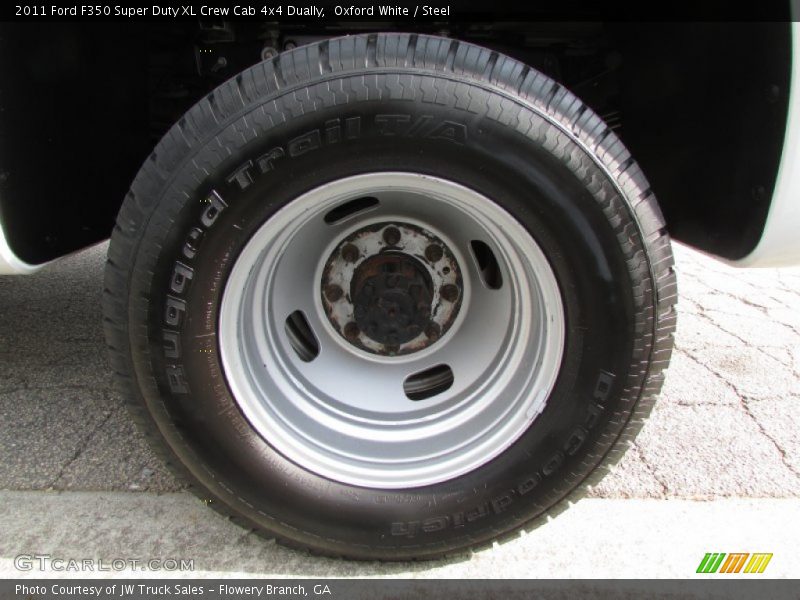 Oxford White / Steel 2011 Ford F350 Super Duty XL Crew Cab 4x4 Dually