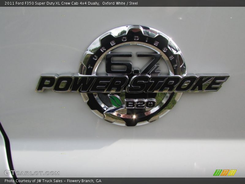 Oxford White / Steel 2011 Ford F350 Super Duty XL Crew Cab 4x4 Dually