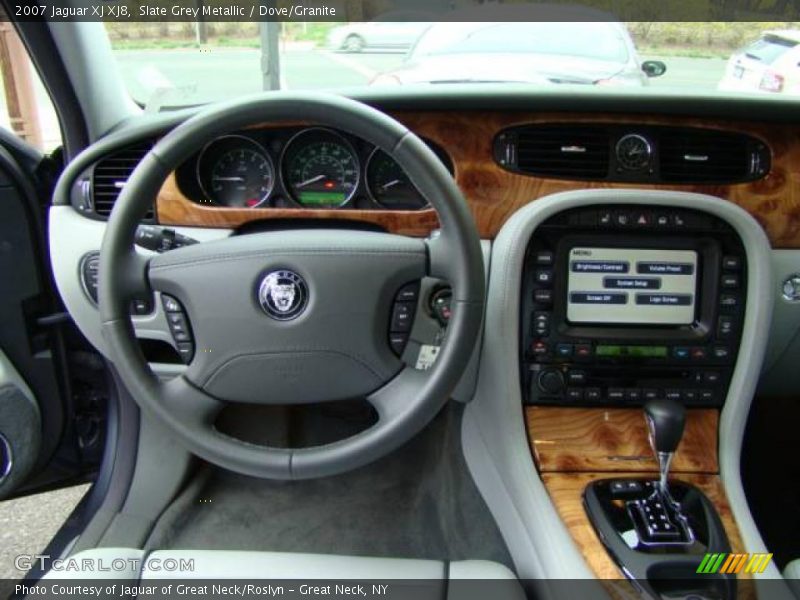 Slate Grey Metallic / Dove/Granite 2007 Jaguar XJ XJ8