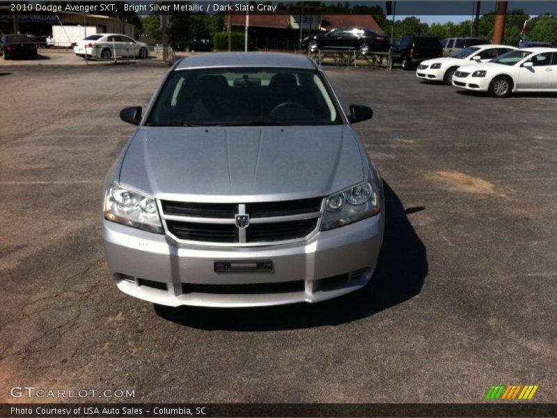 Bright Silver Metallic / Dark Slate Gray 2010 Dodge Avenger SXT