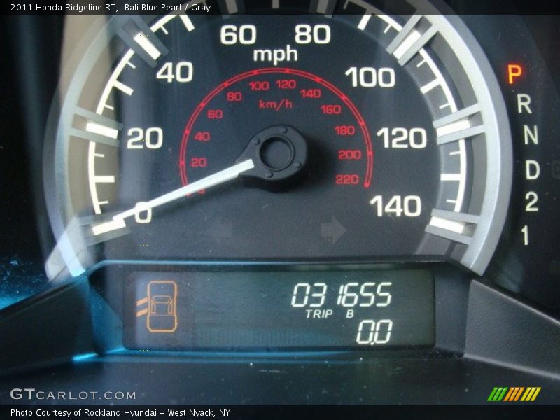 Bali Blue Pearl / Gray 2011 Honda Ridgeline RT