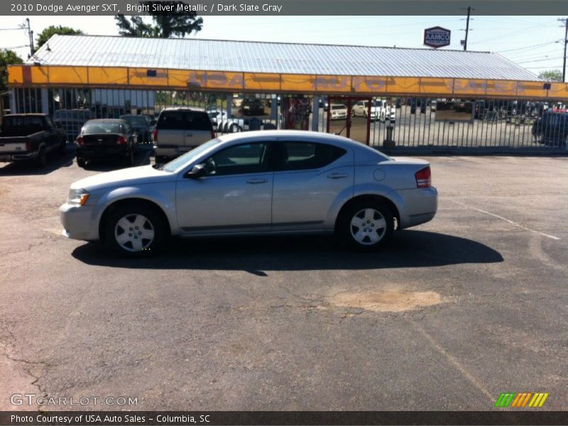Bright Silver Metallic / Dark Slate Gray 2010 Dodge Avenger SXT